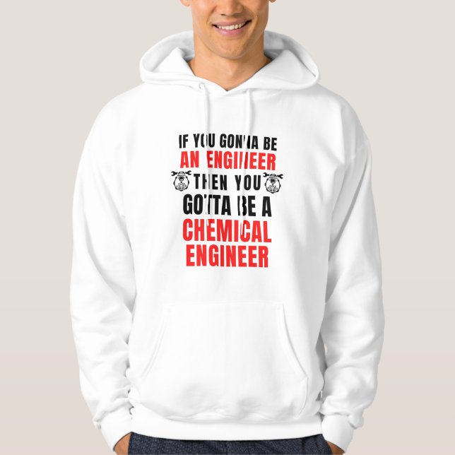 VESTE À CAPUCHE INGÉNIEUR CHIMIQUE (Devant)