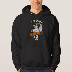 Veste À Capuche Ingénieur Espace 3 ans Astronaut Né 2019 Thir