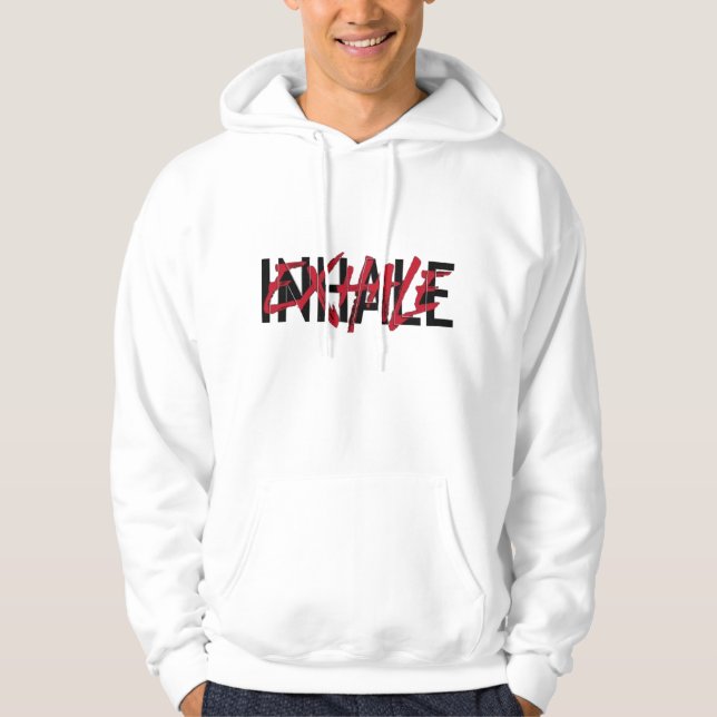 Veste À Capuche inhale exhale T-shirt (Devant)