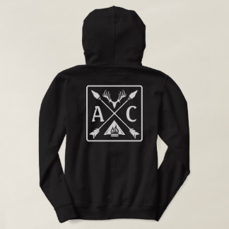 Veste À Capuche Initiales Antlers Flèches Extérieur Aventure