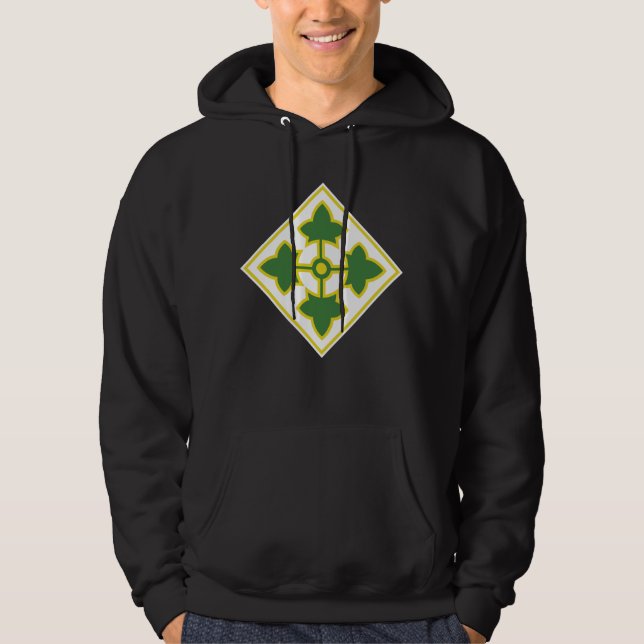Veste À Capuche Insigne de la 4e division d'infanterie (Devant)