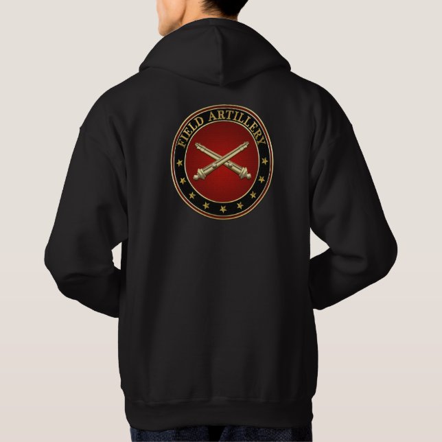 Veste À Capuche Insigne de la Direction de l'artillerie de campagn (Dos)