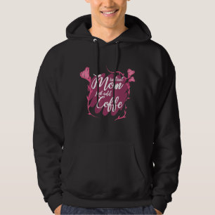 Veste À Capuche Instant Maman juste ajouter des coeurs de café Hap