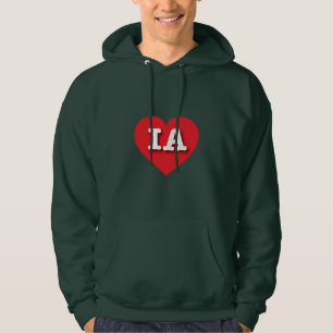 Veste À Capuche Iowa Red Heart - J'aime IA