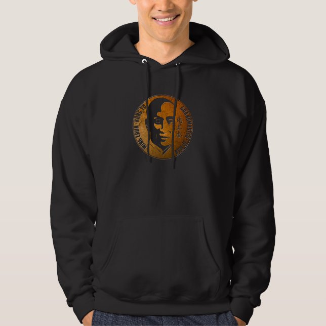 Veste À Capuche Ip Man's Wing Chun Règles de conduite (Devant)