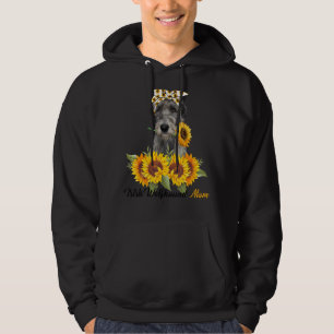 Veste À Capuche Irish Wolfhound Maman Sunflower Summer Chien Maman