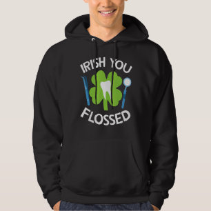 Veste À Capuche Irish You Flossssed Irish Party Dentist Dental Ass