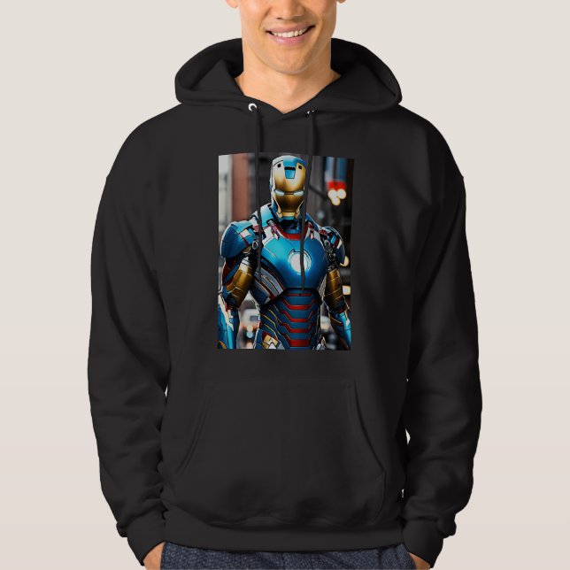 VESTE À CAPUCHE IRONMAN (Devant)