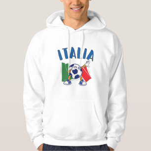 Veste À Capuche Italie Dabbing Soccer Ball Drapeau