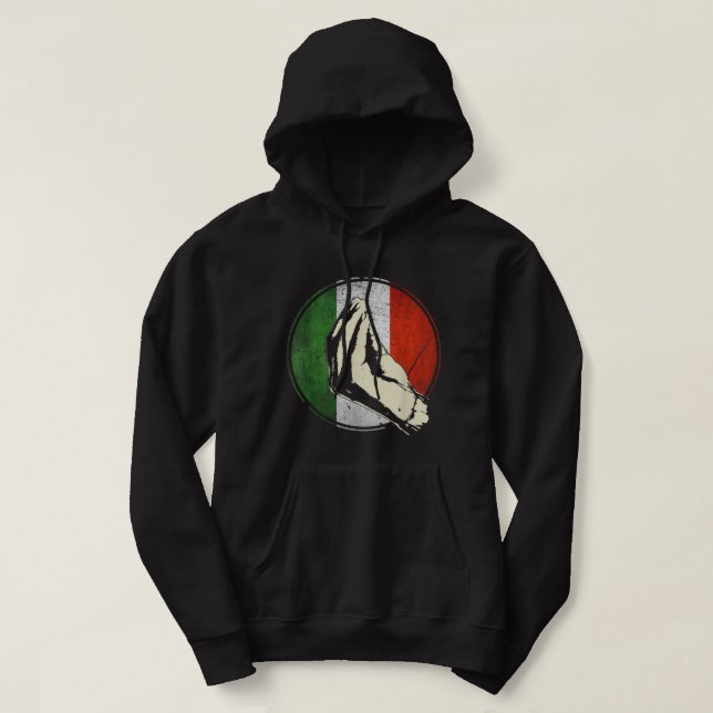 Veste À Capuche Italie Gif Funny Italie (Design devant)