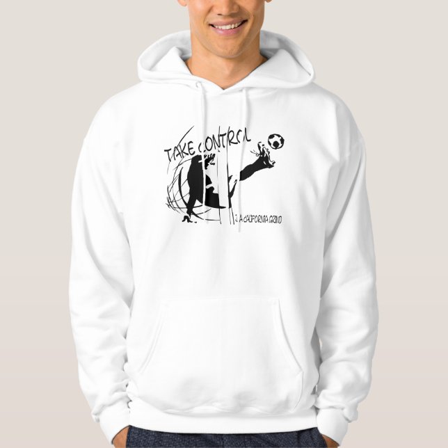 Veste À Capuche j2A prennent le sweatshirt du football de contrôle (Devant)