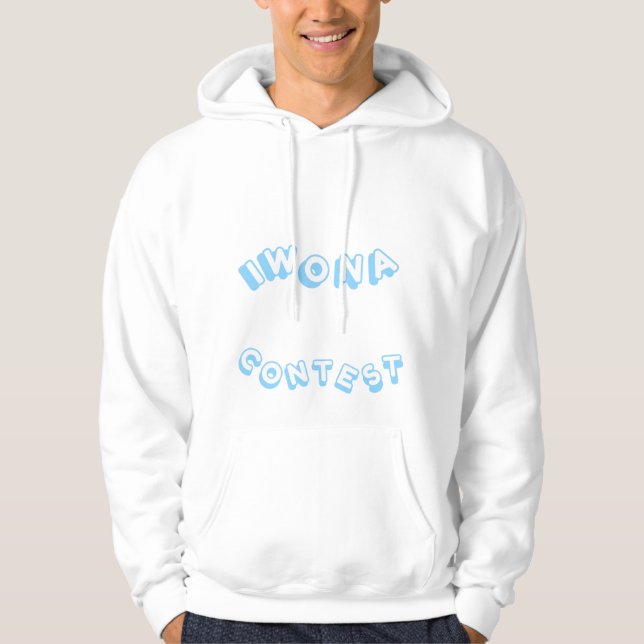Veste À Capuche J’Ai Gagné Un Concours Pastel Blue Men’s (Devant)