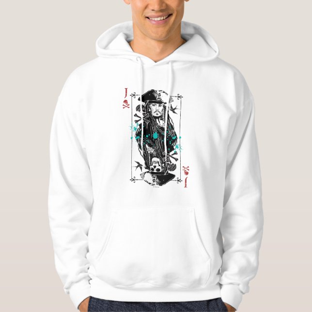Veste À Capuche Jack Sparrow - Un homme Recherché (Devant)