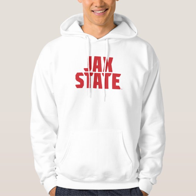 Veste À Capuche Jacksonville State University JAX STATE Bold Red (Devant)