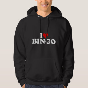 Veste À Capuche J'adore le Bingo - Cœur