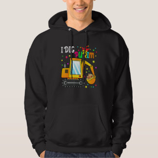 Veste À Capuche J'Ai Creg Purim Hamantaschen Tracteur Juifs