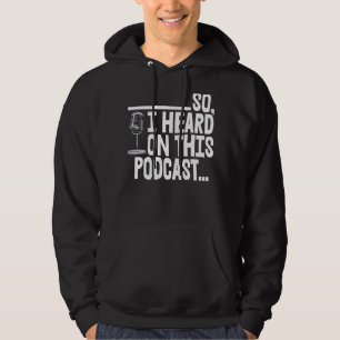 Veste À Capuche J'Ai Entendu Parler De Ce Podcast Tey Funny Women 