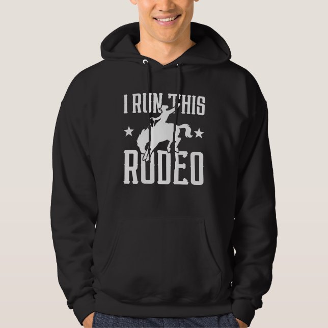 Veste À Capuche J'Ai Exécuté Ce Rodéo (Devant)