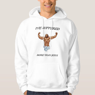 VESTE À CAPUCHE J'AI SOUFFERT PLUS QUE JÉSUS