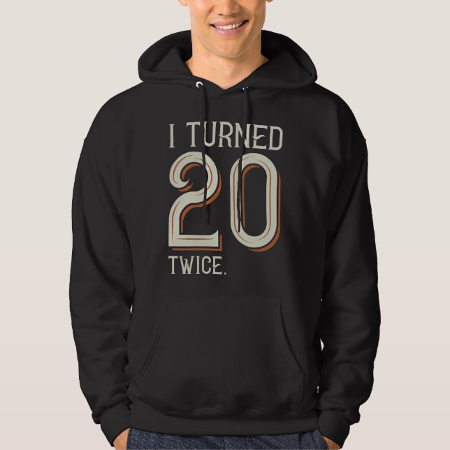 Veste À Capuche J'Ai Tourné 20 Deux Fois (Devant)