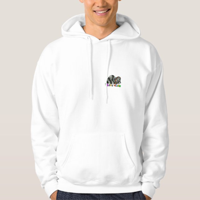 VESTE À CAPUCHE J'AIME GOZO HUDDIES (Devant)