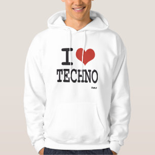 Veste À Capuche J'aime la techno