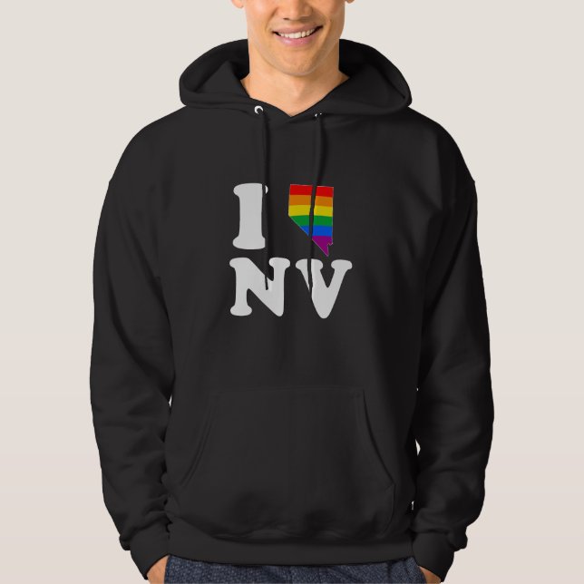VESTE À CAPUCHE J'AIME LE NEVADA GAI - BLANC - .PNG (Devant)