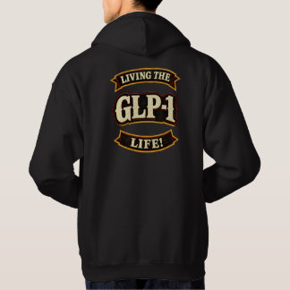 Veste À Capuche J'aime mes GLP-1 / Je vis la vie GLP-1