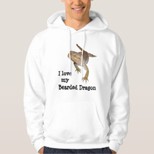 Veste À Capuche J'aime mon dragon barbu