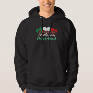 Veste À Capuche J'aime mon petit ami mexicain