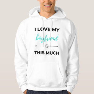 Veste À Capuche J'Aime Mon Petit-Ami Si Noir
