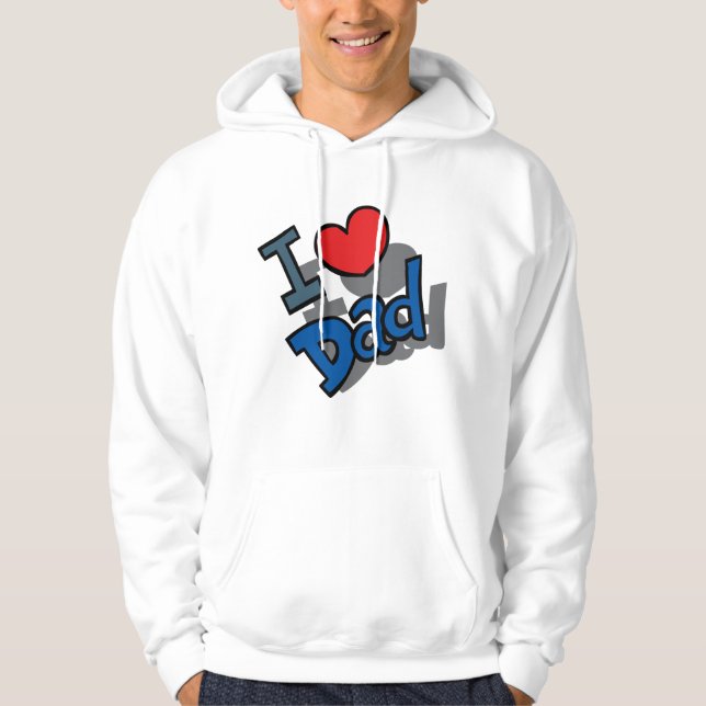 Veste À Capuche J'aime papa (Devant)