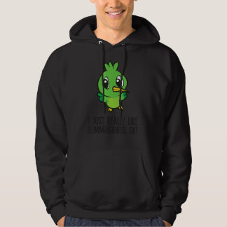 Veste À Capuche J'Aime Vraiment Les Colibris