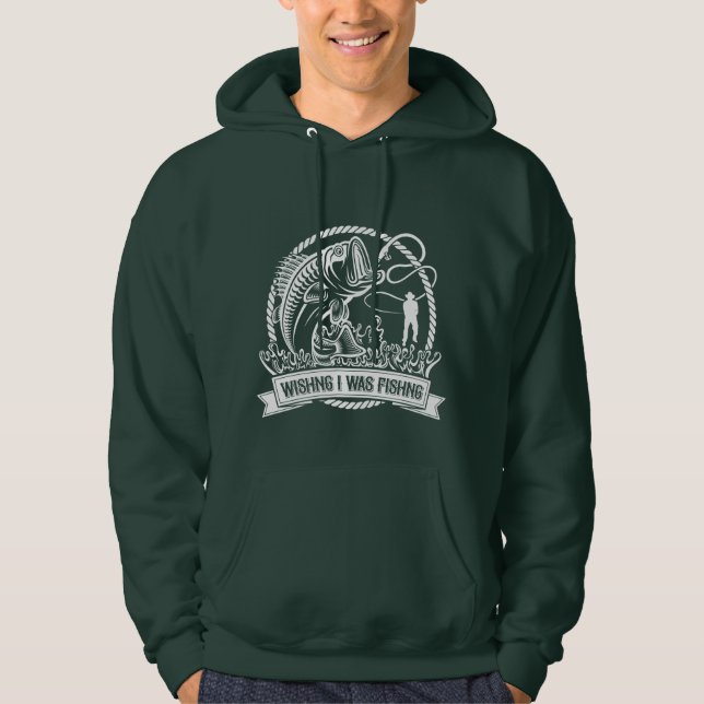 Veste À Capuche J'Aimerais Pêcher (Devant)