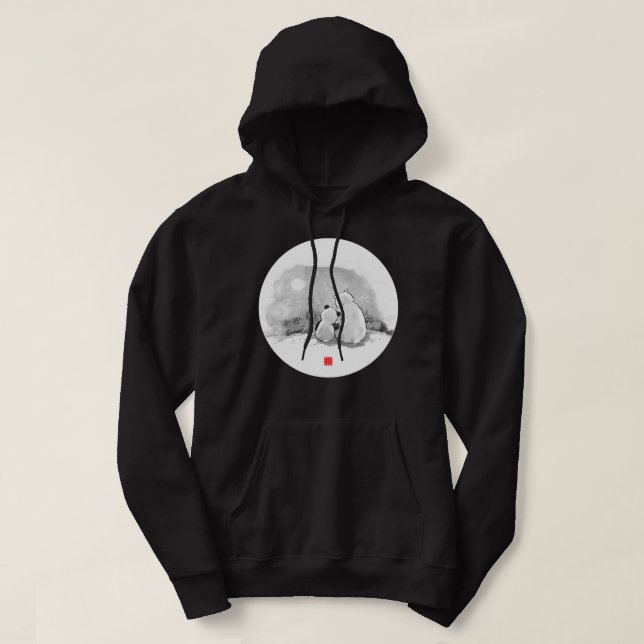 Veste À Capuche Jamais Panda Et Ours Polaire (Design devant)
