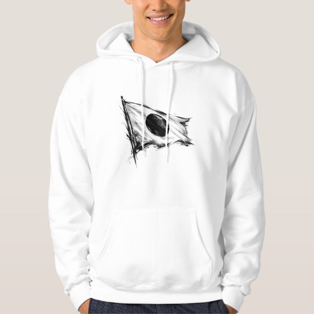 Veste À Capuche Japanese Flag (Devant)