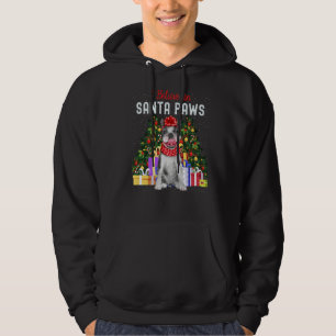 Veste À Capuche Je Crois En Père Noël Paws Mignon Chien De Fer Fra