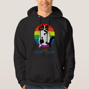 Veste À Capuche Je Fais Ce Que Je Veux Chat Lgbt Pride Rainbow Fla