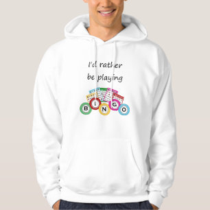 Veste À Capuche Je jouerais plutôt le bingo-test