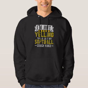 Veste À Capuche Je Ne Crie Pas C'est Juste Ma Voix De Coach De Sof
