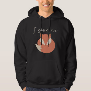 Veste À Capuche Je ne donne pas de renard