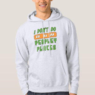 Veste À Capuche Je ne fais pas les endroits trop people