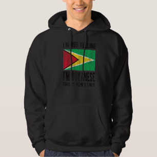 Veste À Capuche Je ne hurle pas Je suis Guyanais Guyana Drapeau Gu