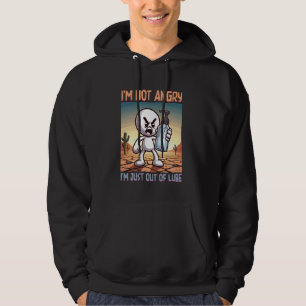 Veste À Capuche Je ne suis pas en colère, je suis juste à court de