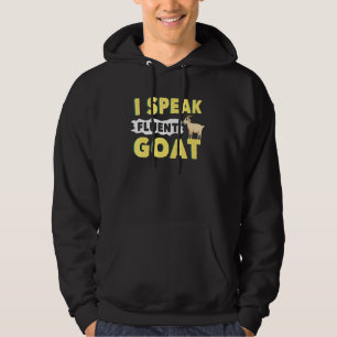 Veste À Capuche Je Parle Fluent Chèvre Animal Caprine Vêtements Ag