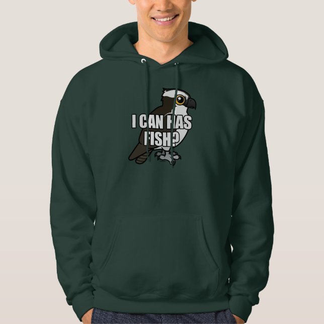 Veste À Capuche Je peux a des poissons ? (Devant)