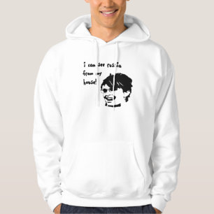 Veste À Capuche Je peux voir la Russie depuis ma maison ! Sweat-sh