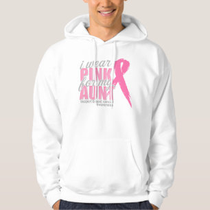 Veste À Capuche Je porte le rose pour ma tante