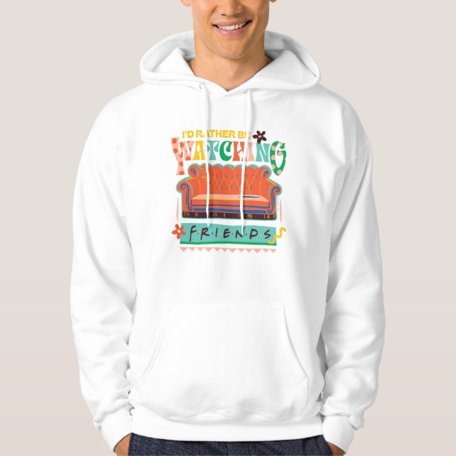 Veste À Capuche Je préfèrerais regarder les amis™ Vibrant Grapic (Devant)