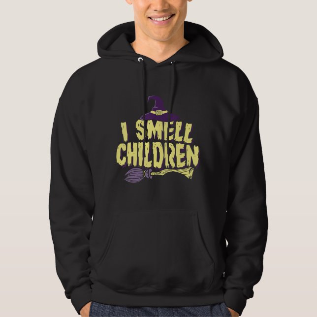 Veste À Capuche Je Sens Les Enfants Halloween Pour Les Enseignants (Devant)